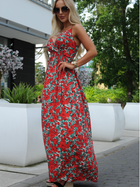 Sukienka letnia damska Merribel Poppy One size Czerwona (5907621627355) - obraz 4