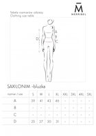Garnitur (spódnica + bluzka) Merribel Saxilonim D11 XL Niebieski (5907621621193) - obraz 6