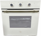 Духова шафа газова Luxor Qualität 60 GIO Rustik Grill KUP конвектор, бежеве скло + набір для підключення пропан в подарунок, бежевий