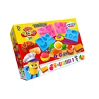 Набор для творчества "Тесто для лепки Шеф-повар" Danko Toys TMD-17-03U с формочками Сендвич-бар