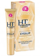 Krem do twarzy Dermacol Hyaluron Therapy 3D Eye & Lip Cream 15 ml (8595003108416) - obraz 1