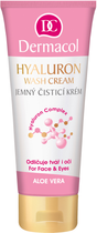 Емульсія для обличчя Dermacol Hyaluron Wash Cream Aloe Vera 100 мл (8590031100234) - зображення 1