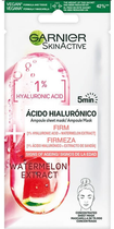 Maseczka do twarzy na tkaninie Garnier SkinActive Watermelon Extract Firming Face Mask 1 Unit 140 g (3600542387255) - obraz 1