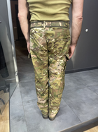 Штани зимові тактичні софтшелл флісові Accord, розмір L, Мультикам, утеплені штани для військових - зображення 3