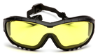 Защитные очки Pyramex V3G (amber) Anti-Fog, жёлтые - изображение 3