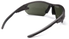 Защитные очки Venture Gear Tactical Semtex 2.0 Gun Metal (forest gray) Anti-Fog, чёрно-зелёные в оправе цвета - изображение 4