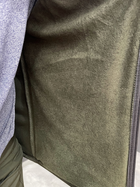 Куртка тактична, Softshell, колір Олива, розмір 3XL, демісезонна флісова куртка для військових Софтшел - зображення 7