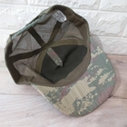 Тактична літня кепка Бейсболка армійська Розмір 58-59 Камуфляж (KG-9978) - зображення 4