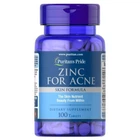 Витамины и минералы Puritan's Pride Zinc for Acne 100 таблеток