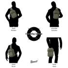 Тактична сумка-рюкзак Brandit-Wea US Cooper sling medium(8036-1-OS) olive - изображение 3