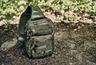 Тактична сумка-рюкзак Brandit-Wea US Cooper sling medium(8036-10-OS) woodland - изображение 3