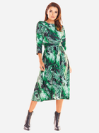 Sukienka trapezowa damska Awama A313 106851 XL Zielona (5902360543829) - obraz 1