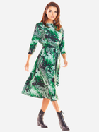 Sukienka trapezowa damska Awama A313 106851 XL Zielona (5902360543829) - obraz 3