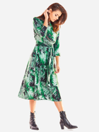 Sukienka trapezowa damska Awama A313 106851 XL Zielona (5902360543829) - obraz 5