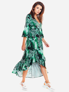 Sukienka trapezowa damska Awama A322 106876 XL Zielona (5902360544604) - obraz 3