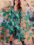 Sukienka trapezowa damska Awama A322 106876 XL Zielona (5902360544604) - obraz 5