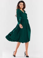 Плаття жіноче Awama A471 1220682 M Темно-зелене (5902360564725) - зображення 7