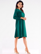 Плаття жіноче Awama A524 1220729 S Темно-зелене (5902360571853) - зображення 5