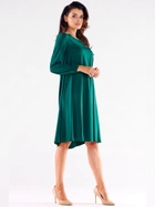 Плаття жіноче Awama A524 1220729 M Темно-зелене (5902360571860) - зображення 5