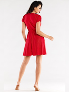 Sukienka trapezowa damska Awama A558 1259728 XL Czerwona (5902360575516) - obraz 4