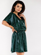 Sukienka trapezowa damska Awama A561 1259740 One Size Zielona (5902360576131) - obraz 3