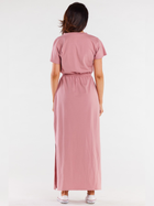 Sukienka T-shirt damska długa Infinite You M290 1424491 XL Różowa (5902360571280) - obraz 2