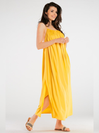 Sukienka letnia Awama A428 1185427 L/XL Żółta (5902360556225) - obraz 4