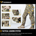 Тактичні демісезонні військові штани IDOGEAR G3 Multicam з наколінниками XL Мультикам IDG207899077-2 - зображення 8