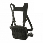Нагрудна сумка-рюкзак M-Tac Chest Rig Elite Black - для пістолета, обойми, телефону, ліхтарика, турнікета, мультитула та рації - зображення 1