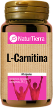 Амінокислота Naturtierra L-карнітин 60 капсул (8412016350871) - зображення 1