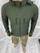 Армійська куртка софтшел Turkish Олива 2XL - зображення 2