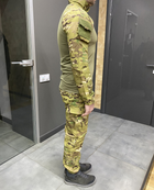 Військова форма (убакс + штани), котон (бавовна), Мультикам, розмір L, форма ЗСУ, тактичний одяг - зображення 9