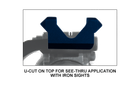 "Ласточкин хвост" быстросъемное боковое крепление Leapers UTG PRO (MTU016) для АК с дополнительной рельсой - изображение 8
