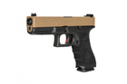 Страйкбольний пістолет D-Boys Glock 17 Gen.4 855 CO2 Half-Tan - зображення 3