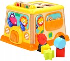Zabawka edukacyjna Top Bright drewniany autobus 24 x 21 x 18 cm (6971325133336) - obraz 1