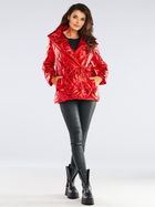 Куртка демісезонна коротка жіноча Awama A384 212922 SM Red (5902360551824) - зображення 4