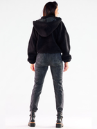 Куртка демісезонна коротка з капюшоном жіноча Awama A533 1220761 L-XL Black (5902360565784) - зображення 3