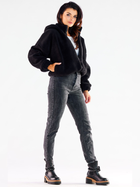 Куртка демісезонна коротка з капюшоном жіноча Awama A533 1220761 L-XL Black (5902360565784) - зображення 5