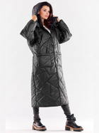 Куртка демісезонна з капюшоном жіноча Awama A541 1220781 L-XL Black (5902360567016) - зображення 5