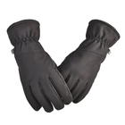 Перчатки тактические теплые с флисовой подкладкой (черные) (размер М) - изображение 2