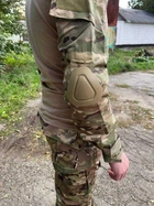 Тактическая форма убакс и штаны с наколенниками и налокотниками (размер XL) (мультикам) - изображение 5