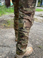 Тактическая форма убакс и штаны с наколенниками и налокотниками (размер XL) (мультикам) - изображение 6