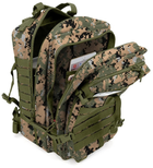 Рюкзак тактичний на 45 літрів (цифровий джунглі) - зображення 5