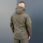 Костюм мужской на флисе Куртка + Брюки / Утепленная форма Softshell олива размер M - изображение 5