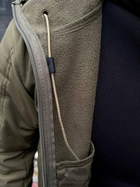 Чоловіча Куртка з капюшоном SoftShell на флісі хакі розмір M - зображення 5