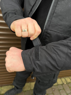 Утеплена Чоловіча Куртка на Холлофайбері з підкладкою Omni-Heat чорна розмір M - зображення 4