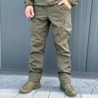 Чоловічий Костюм на флісі Куртка + Штани / Утеплена форма Softshell олива розмір XL - зображення 7