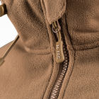 Мужская Флисовая куртка с капюшоном койот / Верхняя одежда M-Tac Windblock Division Gen.II размер S - изображение 7