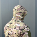 Чоловічий Костюм на флісі Куртка + Штани / Утеплена форма Softshell мультикам розмір S - зображення 4