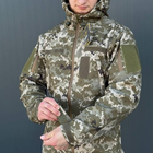 Чоловічий Костюм на флісі Куртка + Штани / Утеплена форма Softshell піксель розмір XL - зображення 7